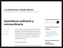 Tablet Screenshot of elcolegionoserinde.com